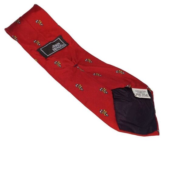 John Henry Vintage Musical Silk Christmas Tie - Picture 5 of 5
